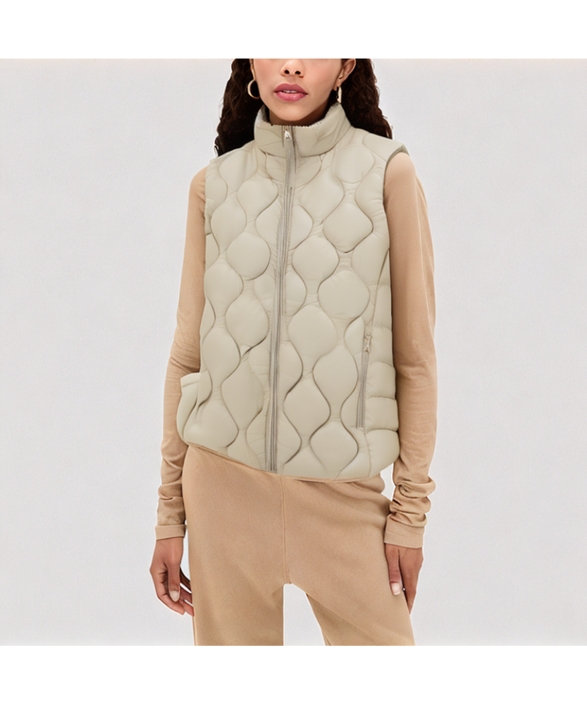 90% White Duck Down Vest