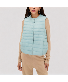 Blue Down Vest