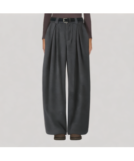 Versatile Fleece Lined Wool Trousers