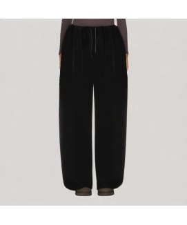Black Velvet Casual Pants
