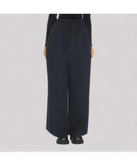 Simple and Versatile Fleece Lined Casual Pants