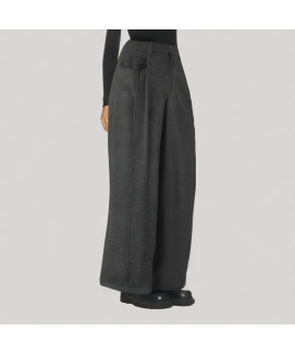 Gray Fleece Lined Winter Casual Pants Gray Fleece Lined Winter Casual Pants