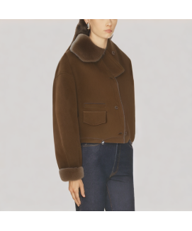 Reversible Short Shearling Jacket Reversible Short Shearling Jacket