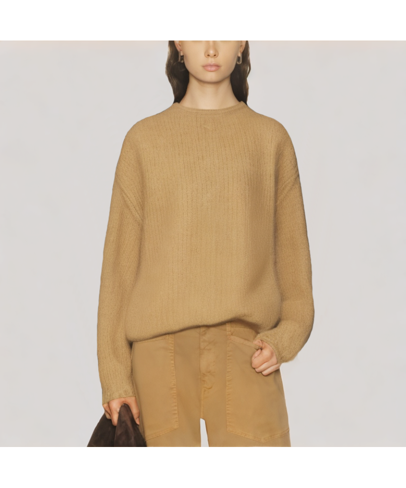 Yellow Crew Neck Sweater