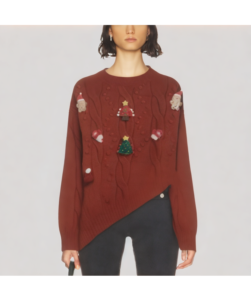 Crew Neck Christmas Sweater