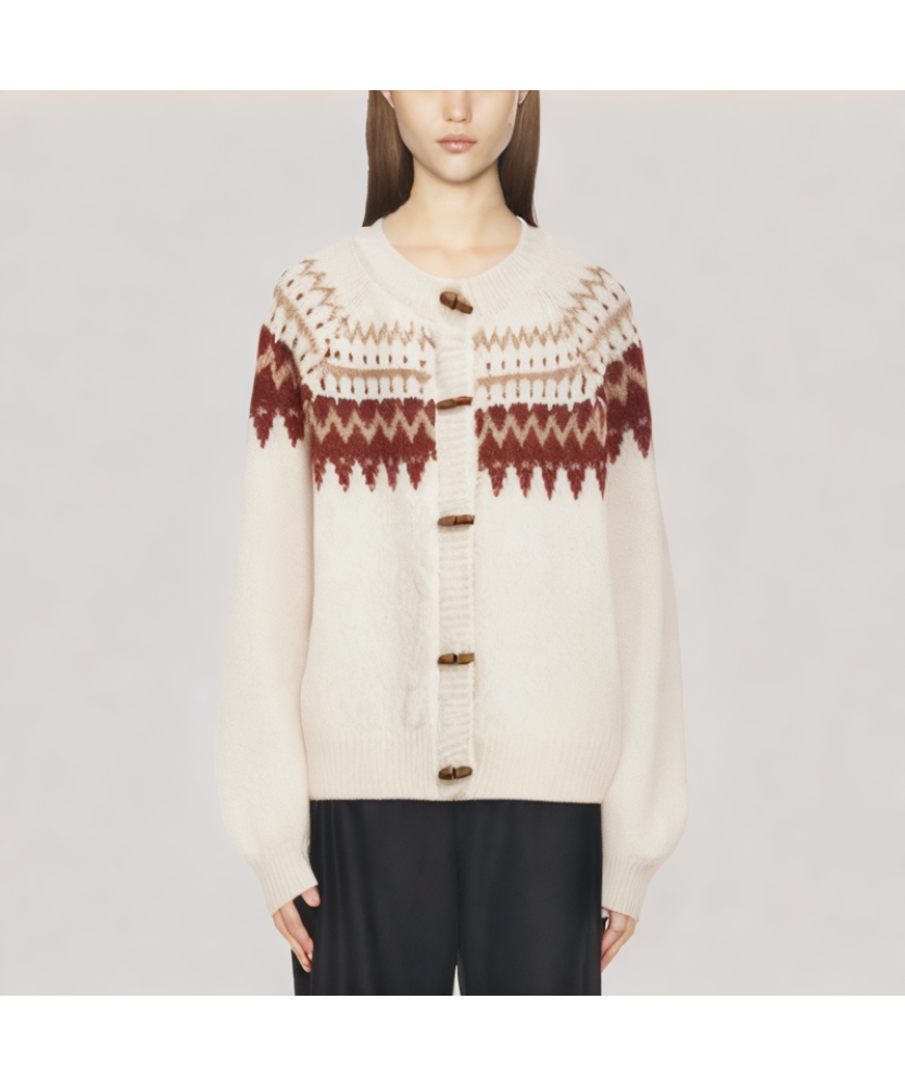 Toggle Button Cardigan Sweater