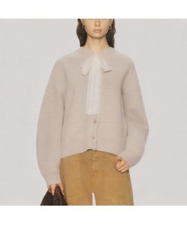 Lace Tie Elegant Sweater