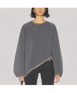 Grey Crew Neck Sweater