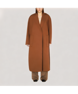 Reversible Long Wool Coat