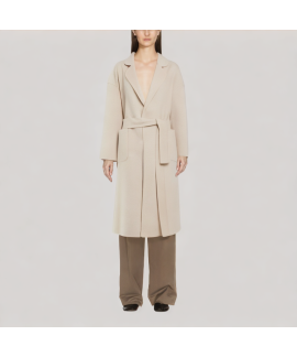 Belted Alpaca Wool Coat