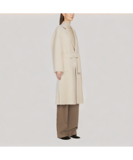 Belted Alpaca Wool Coat