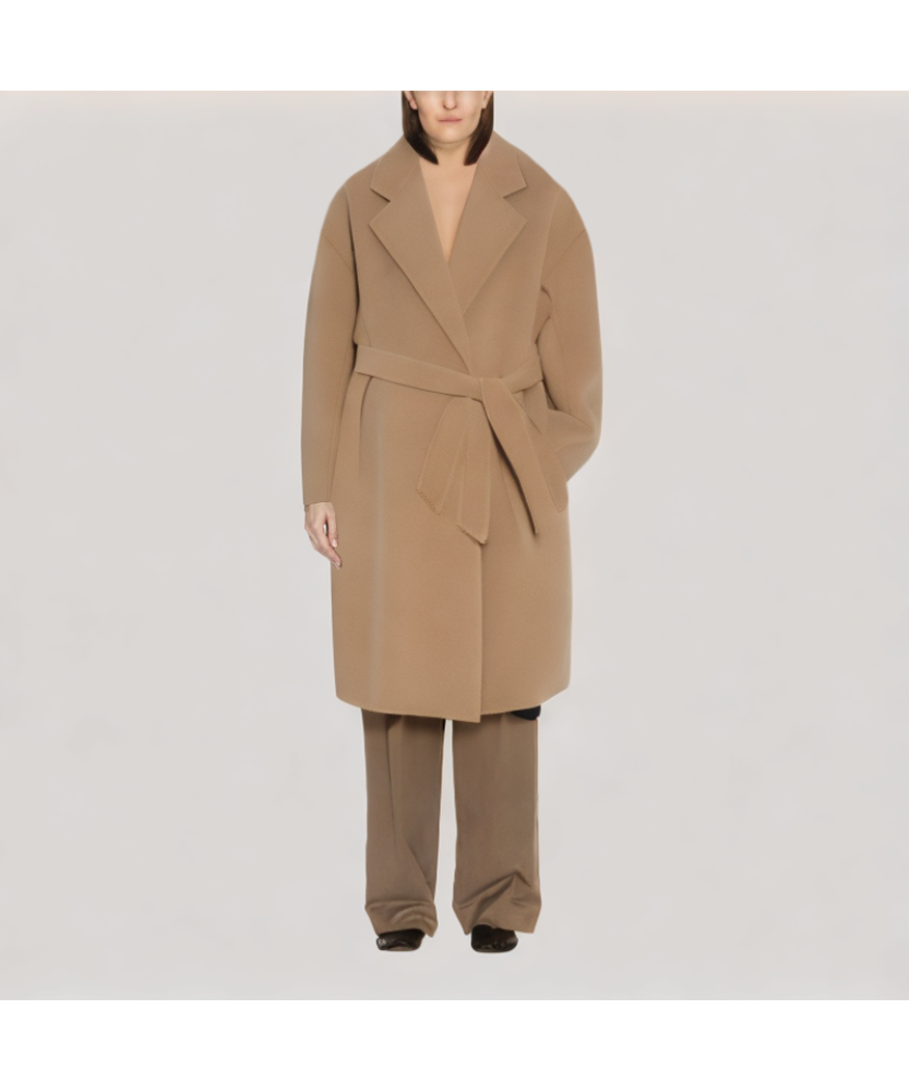 Elegant Double-Faced Cashmere Coat