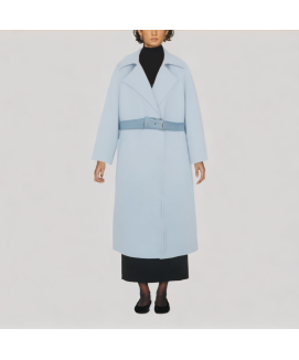 Double-Layer Wool Coat